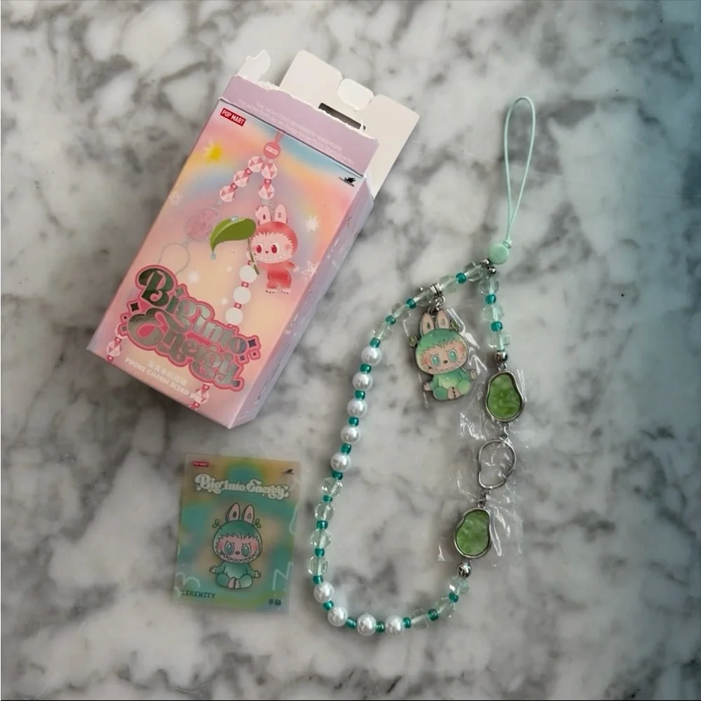 Big Into Energy labubu phone charm - Serenity - Pop Mart